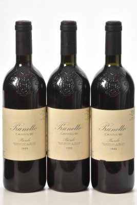 Barolo Cannubi Prunotto 1985 3 bts