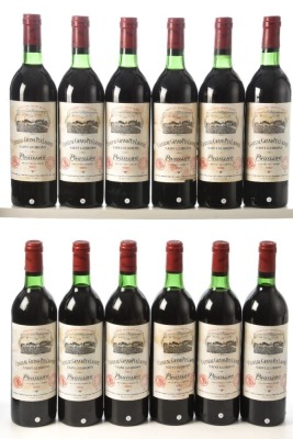 Chateau Grand Puy Lacoste 1982 Pauillac 12 bts