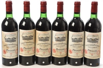 Chateau Grand Puy Lacoste 1982 Pauillac 6 bts