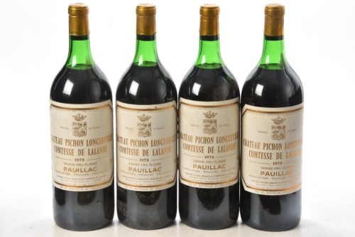 Chateau Pichon Lalande 1978 Pauillac 4 Mags