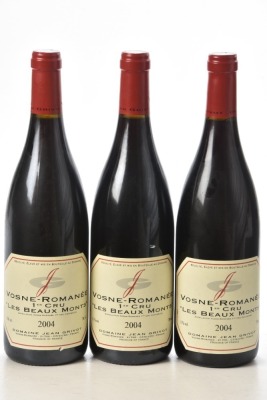 Vosne Romanee 1er Cru Les Beauxmonts 2004 Domaine Jean Grivot 3 bts