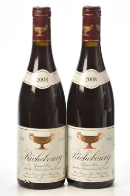 Richebourg Grand Cru 2008 Domaine Gros Frere et Souer 2 bts