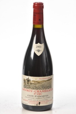 Gevrey Chambertin 1er Cru Clos Saint Jacques 2003 Domaine Armand Rousseau 1 bt