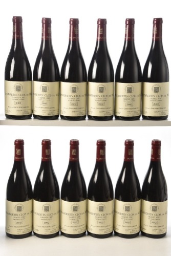 Chambertin Clos de Bèze Grand Cru Domaine Drouhin-Laroze 2002 12 bts