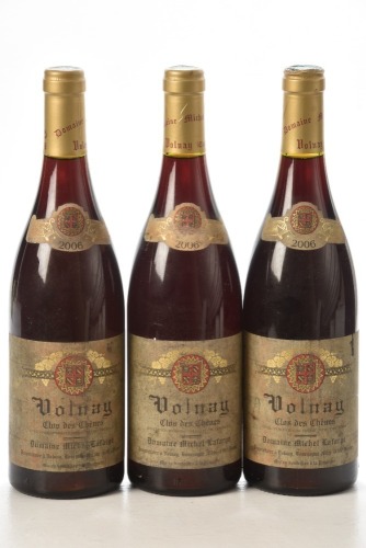 Volnay 1er Cru Clos de Chenes 2006 Domaine Michel Lafarge 3 bts