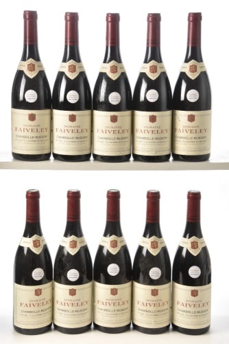 Chambolle Musigny 1er Cru Combe d'Orveau Domaine Faiveley 2003 10 bts