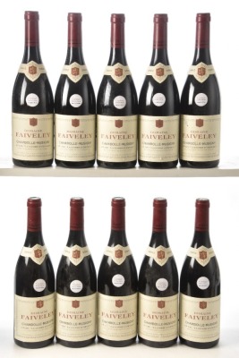 Chambolle Musigny 1er Cru Combe d'Orveau Domaine Faiveley 2003 10 bts