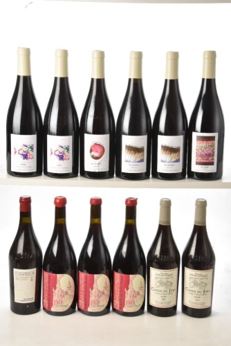 Metis 2013 Domaine Labet 2 bts Poulsard sur Charriere 2013 Domaine Labet 1 bt Poulssard en Billat 2013 Domaine Labet 1 bt Pinit Noir les Varrons 2013 Domaine labet 2 bts Pinot noir en Barbaron 2012 Tissot 1 bt Arbois Rouge 2019 Domaine de Saint Pierre 2 b