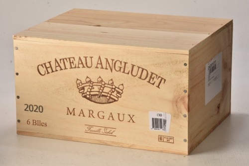 Chateau Angludet Margaux 2020 6 bts OWC