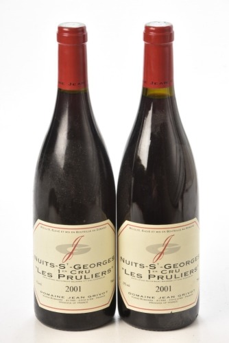 Nuits Saint Georges 1er Cru Les Pruliers 2001 Domaine Jean Grivot 2 bts