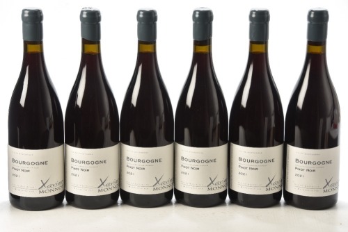 Bourgogne Pinot Noir Xavier Monnot 2021 6 bts