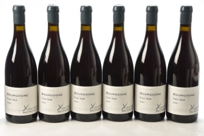 Bourgogne Pinot Noir Xavier Monnot 2021 6 bts