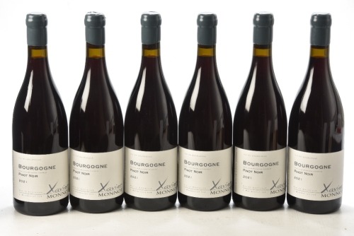 Bourgogne Pinot Noir Xavier Monnot 2021 6 bts