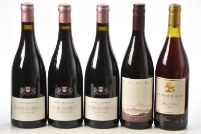 Thibault Ligier-Belair Moulin a Vent La Roche 2011 3Bt Bannockburn Geelong Pinot Noir 1997 1Bt Cloudy Bay Pinot Noir Marlborough 2006 1Bt Above 3bts