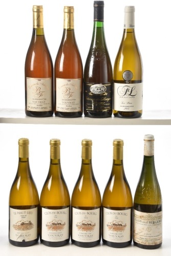 Clos de la Bergerie 2004 Nicolas Joly 1bt Coteaux de Layon Chaume 1996 Domiane Cady 1Bt FL Savennieres Le Parc 2015 Famille Fournier Longchamps 1bt Vouvray Les Girardieres 1er Trie Moelleux 1996 Domain des Aubuisieres 2Bts Vouvray Clos du Bourg Sec 2011 D