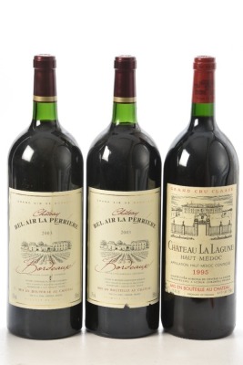 Chateau La Lagune Haut Medoc 1995 1Mag Belair La Perriere Bordeaux 2003 2Mags Above 3Mags