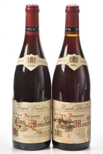 Beaune Clos des Mouches 1999 Joseph Drouin 1bt Beaune Clos des Mouches 2002 Joseph Drouin 1bt Avove 2bts