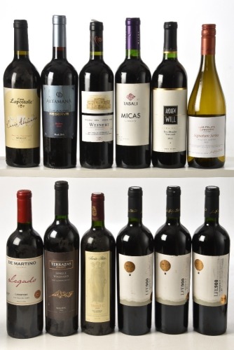 LFE 900 Single Vineyard 2017 3bts Merlot Chateau Lapostolle Cuvee Alexandre 2002 1bt Triple C Santa Rita 1999 1bt Signature Series Viognier Reserva Luis Felipe Edwards 2022 1Bt Weinert Malbec Tonel #11 1994 1bt Tabali Micas Peumo Carmenere 2011 1bt Malbe