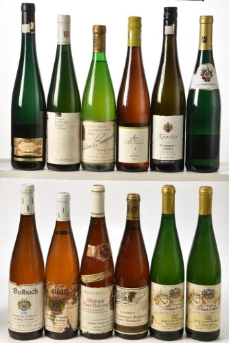 NIersteiner Hipping Riesling Auslese 1982 1 bt Niersteiner Rehbach Auslese, Balbach 1988 1 bt Scheurebe Eiswein, Durkheimer Fronhof 1989 1 bt Wachenheimer Mandelgarten Beerenauslese 1986 Ernest Horst A Christmann Riesling Trocken 2015 1 bt Kunstler Hochhe