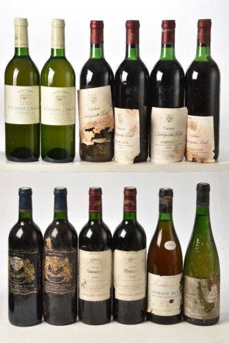 Chateau Pontac Lynch Margaux 1995 2bts Chateau Bouscasse Vieilles Vignes 1996 2bts Moulin Touchais Coteaux du Layon 1964 1bt Quarts de Chaume L'Amandier Pierre Soulez 1989 1bt Jurancon Sec Vielles Vignes Domaine Cauhape 1993 2bts Chateau Labergorce Zede M