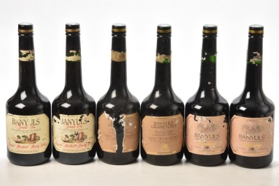 Banyuls President Vidal Grand Cru 1982 Doux 2bts Banyuls Mas de la Serre Grand Cru 1989 Demi-Sec 2 Bts Banyuls Rimage Cellier des Templiers 1996 2bts Above 6 bts