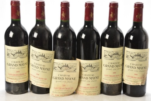 Chateau Grand Mayne Saint-Emilion 1990 6 bts