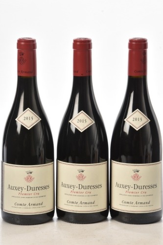 Auxey Duresses 1er Cru 2015 Domain Comte Armand 3 bts OCC In Bond