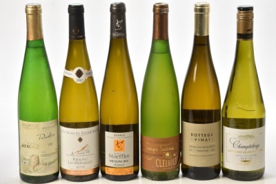 Gewurztraminer Vendanges Tardives, Cleebourg 1997 1 bt Riesling Vendanges Tardives Merckle 1990 1 bt Dopff & Irion Riesling Les Murailles 2012 1 bt Riesling 2015 Stoeffler 1 bt Gewurztraminer Bottega Vinai 2021 1 bt Muscadet de Sevre et Maine Sur Lie 2022