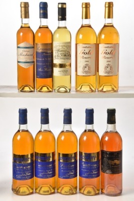 Filhot Sauternes Gold Reserve 1990 2 bts Jurancon Doux, Cauhape 1 bt Pacherenc de Vic Bilh Novembre (50 cl) 1995 1 bt Pacherenc de Vic Bihl, Decembre 1990 1 bt Pacherenc de Vic Bihl, Novembre 1990 3 btsChateau Masburel, Haut Montravel (50cl) 1998 1 bt Tr