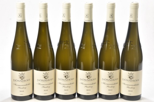 Donnhoff Niederhäuser Hermannshöhle Riesling Grosses Gewächs Hermann Dönnhoff 2010 6 bts In Bond