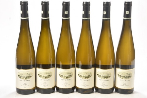 Fritz Haag Brauneberger Juffer Sonnenuhr Großes Gewächs Auslese Goldkapsel #13 2013 6 bts IN BOND