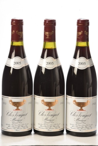 Clos Vougeot 'Musigni' Domaine Gros Freres et Soeur 2005 3 bts