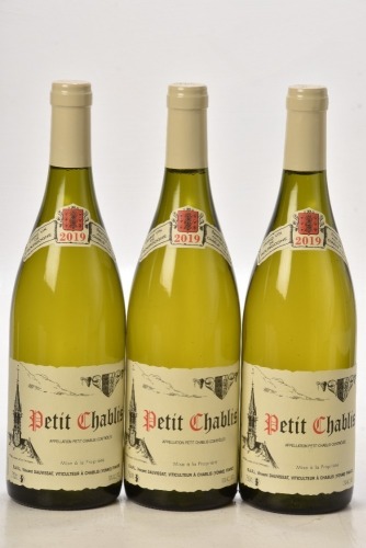 Petit Chablis Dauvissat Vincent 2019 3 bts In Bond