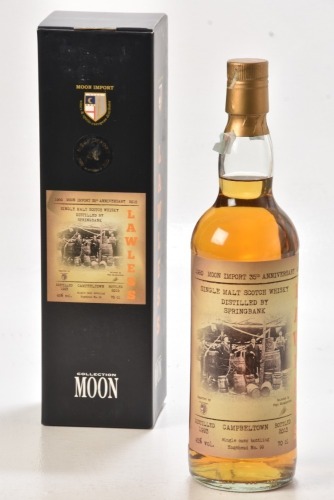 Springbank Lawless Moon Import 1993 22 Yr old cask 99 45% Vol 70cl