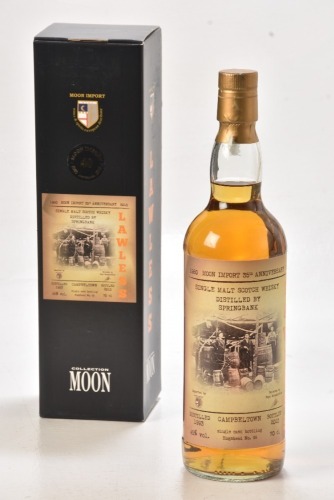 Springbank Lawless Moon Import 1993 22 Yr old cask 99 45% Vol 70cl