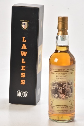Springbank Lawless Moon Import 1993 22 Yr old cask 99 45% Vol 70cl