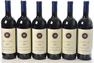 Sassicaia Tenuta San Guido 2009 6 bts OWC