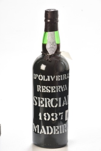 D'Oliveiras Madeira Sercial Reserva 1937 1 bt