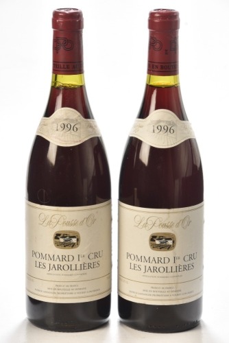 Pommard 1er Cru Les Jarollieres 1996 Domaine de La Pousse d'Or 2 bts