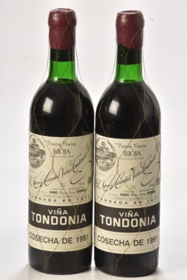 Viña Tondonia Rioja Gran Reserva Tinto 1991 R. Lopez de Heredia 2 bts