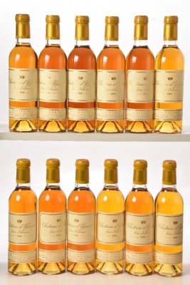 Chateau d'Yquem 1996 Sauternes 12 hf bts OWC In Bond