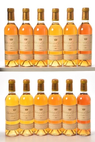 Chateau d'Yquem 2001 Sauternes 12 hf bts OWC In Bond