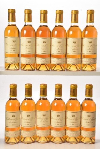 Chateau d'Yquem 2001 Sauternes 12 hf bts OWC In Bond