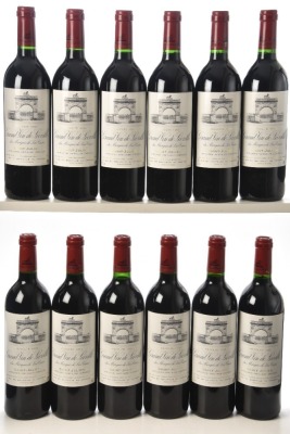 Chateau Leoville Las Cases 1996 St Julien 12 bts OWC In Bond