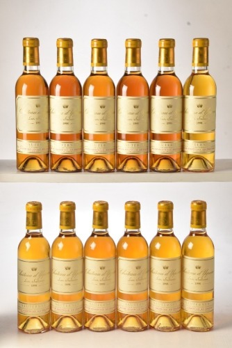 Chateau d'Yquem 1998 Sauternes 12 hf bts OWC In Bond