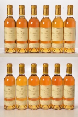 Chateau d'Yquem 1998 Sauternes 12 hf bts OWC In Bond