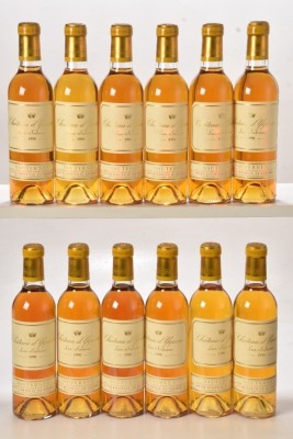 Chateau d'Yquem 1998 Sauternes 12 hf bts OWC In Bond