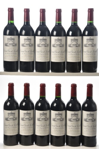 Chateau Leoville Las Cases 1996 St Julien 12 bts OWC In Bond