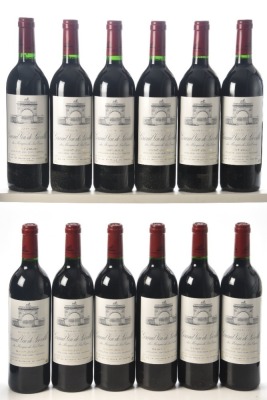 Chateau Leoville Las Cases 1996 St Julien 12 bts OWC In Bond