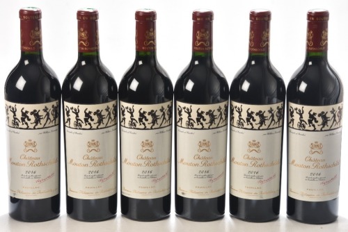 Chateau Mouton Rothschild 2016 6 bts OWC In Bond